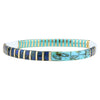 Tile Bead Stretch Bracelet in Multiple Color Patterns - Image 6