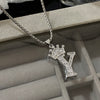 26 Letters A-Z Zircon Crown Pendant Necklace for Women Men Punk Initial Alphabet Necklaces Hip Hop Choker Chain Jewelry - Image 18