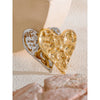 Stainless Steel Metal Hammer Heart Love Brooch Pin Jewelry Pvd Plated Clothing Accessory - Image 5