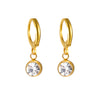 12 Month Birthstone Earrings Stainless Steel Gold Color Crystal Drop Earring for Women Jewelry Birthday Gifts - Image 18