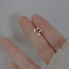 Crystal Stud Earrings in Floral and Butterfly Designs - Image 7