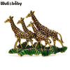 Retro Giraffes Brooches For Women Men 2-color Enamel Lovely Animal Party Casual Brooch Pins Gifts - Image 5