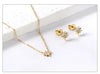 Necklaces Jewelry Sets For Women Girls Stainless Steel Pendant Necklaces And Earrings 2 Pieces Sets Wedding Party Jewelry Gifts - Image 49