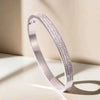 Yupsk Titanium Steel Couple's Bracelet Shiny Zircon Inlaid Stainless Steel Bangles Gold/Silver Color Female Jewelry Gift - Image 15