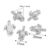 5pcs Stainless Steel Gold Plated Seashell Turtle Conch Double Hole Charms Jewelry Connector For Bracelet Necklace Making Pendant - Image 9