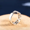 Silver Ring Adjustable Simplicity Student Girlfriend Jewelry Accessories Wedding Party - Image 4