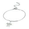Cute Elegant Stainless Steel Anklet for Women Silver Color Planet Star Heart Turtle Octopus Charm Summer Sandals Jewelry - Image 18