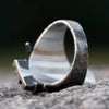 EW Vintage Ring Lucifer Satan Signet Ring for Men with Anubis Stainless Steel Punk Jewelry Gift - Image 6