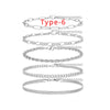 5Pcs/7pcs Gold Plated Anklet Cuban Link Figaro Paperclip Rope Herringbone Chain Anklets Set Gift for Women Girls - Image 10