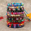 12Pcs Nepal Ethnic Colorful Bracelet Set For Women Bohemia Fabric Braided Rope Wristbands Men Bangle Summer Jewelry - Image 7
