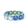 Colorful Crystal Bead Bracelet with Elastic Fit - Image 28