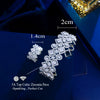 ThreeGrace Shiny Zircon Elegant Open Cuff Bangle and Ring Set for Women Dubai Bridal Wedding Evening Party Jewelry - Image 4