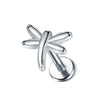 16G 316L Stainless Steel Labret Stud with Decorative Screw-Fit Top for Cartilage Piercings - Image 23