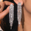 2PC Women's Copper Claw Chain Long Tassel Earrings Outdoor Travel Carnival Banquet Party Holiday Dressing - Image 5