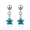 Silver Hollow Butterfly Stud Earrings For Women Jewelry Accessories Prevent Allergies - Image 47