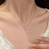 Love Heart Pendant Necklace in Silver-Tone - Image 2