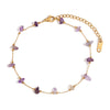 Crushed Stone Handmade Foot Chains Gold Plated Jewelry 316L Stainless Steel Bracelet for Women - Image 7