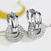 Women's Dangle Earrings Silver Color/Gold Color Cubic Zirconia Earrings Temperament Ear Accessories Jewelry - Image 2