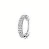 Titanium 16G Double Layered Zircon Nose Clicker Segment Clicker Ring Helix Cartilage Nose Ring Piercing Body Jewelry - Image 7