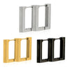 Geometric Stainless Steel Square Triangle Hoop Earrings Men Women Stainless Steel Punk Hiphop Piercing Jewelry - Image 6