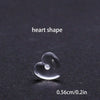 Transparent Resin Ear Studs Invisible Anti-allergic Plastic Earrings Anti-blocking Needles Heart Flower Rings Jewelry - Image 8