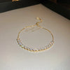 Wave Geometry Adjustable Bracelet Bangle Rhinestone Crystal Bracelets Women Wedding Wristband Jewelry - Image 14