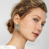 Boho Dangle Earrings for Women Indian Tribal Personality Resin Stone Vintage Hanging Pendant Earrings Party Jewelry Gift - Image 4