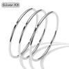 3 Pieces/lot Stainless Steel Bracelet Bangles For Women Simple Style Gold Plated Women's Bracelets Bangle - Image 10