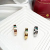 Classic Cross with StoneStainless Steel Ring for Girl Women Couple Rings In Wedding Birthday Gift - Image 2