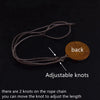 12 Zodiac Signs Rope Chain Necklace Aries Taurus Gemini Cancer Leo Virgo Libra Scorpio Constellation Necklace Wooden Pendant - Image 3