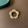 Baroque Style Gold Color Matte Leaves Pins Brooch For Women Lady Elegant Vinteage Plant Series Suit Office Lapel Pin - Image 10
