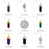 Wolf Tooth Hexagon-shape Maze Pendant Summer Jewelry Vintage Silver Gift For Women Men - Image 1
