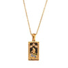 Retro Styles Tarot Card Pendant Necklace For Women Featuring Sturdy Stainless Steel Zodiacs Designs - Image 13
