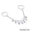 1pc Double Piercing 2 Hole Tassel Chain Mini Cz Hoop Earring Bling Cz Tennis Chain Clip on Earring Cuff Women Jewelry - Image 12