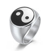 Tai Chi Yin Yang Symbol Ring Chinese Style Stainless Steel Signet Finger Ring for Men Punk Rock Jewerly Wedding Gift - Image 7