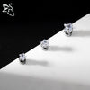 ZS 1 Piece Magnetic Clip-on Earrings Star Heart Shape CZ Crystal Ear Clip No Piercing Ear Stud No Pierced Earring Jewelry 4-8MM - Image 3