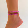 Boho Multi-layer Colorful Seed Bead Ankle Bracelet On The Leg Foot Summer Beach Anklet Chain For Women Jewelry - Image 2