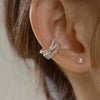 1pc Ear Cuff No Piercing Conch Ear Bone Earring Kpop Style Silver Color Micro Inlaid Zircon Cross Ear Clip Cartilage Jewelry - Image 9