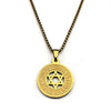 Hebrew Star of David Pendant Necklace for Women Men Stainless Steel Gold Silver Color Jewish Male Chain Jewelry - Image 3