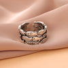 Animal Silver Jewelry Cute Fish Creative Personality Retro Adjustable Rings Birthday Gift - Image 2