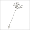 Simple Clothes Decorative Accessory Maple Ginkgo Leaf Feather Deer Eagle Rabbit Bee Lotus Flower Badge Long Brooch Pins Ornament - Image 34