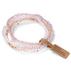 Faceted Glass Bead Stretch Bracelet in Multiple Colors - Image 11