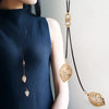 Vintage Geometric Crystal Necklace Pendant For Women Sweater Chain Long Necklace Girl Collar Jewelry - Image 16