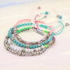 Handmade Jewelry Anklet for Women Crystal Beaded Handweave Rope Adjustable Ankle Bracelet Chain Beach Accessories - Image 5
