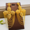 Bohemia Long Tassels Earrings African Dubai Gold Color Drop Earrings For Women Pendant Stud Earrings Wedding Jewellery Gifts - Image 4