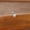 1PC Stainless Steel Birthstone Mini Stud Earrings 12 Constellation Cartilage Butterfly Earring Hypoallergen Piercing Jewelry - Image 8