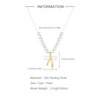Silver Star Pendant Necklace For Women Gold Triangular Geometry Flower Inlaid Zircon Layered Jewelry - Image 2