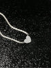 Full Stone Heart Pendant Necklace in Gold Tone or Silver Tone - Image 3