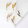 Crystal Ear of Wheat Brooches For Women Men Beautiful Rhinestone Plant Brooch Pin Casual Party Accessories Jewelry Gift - Image 6