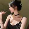 Gothic Black Velvet Choker Necklace Adjustable Rope Women Girl Kpop Jewelry Accessories for Party Gift - Image 6
